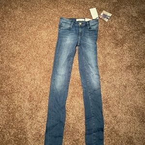 Zara TRF 34 skinny regular rise jeans